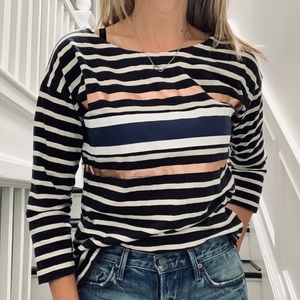 J crew striped top